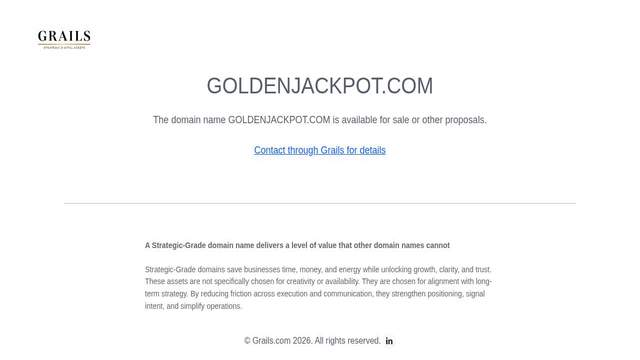 GoldenJackpot casino screenshot